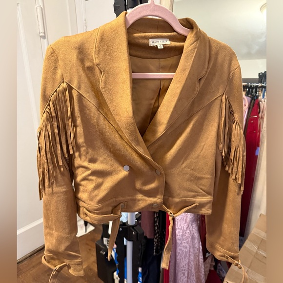 Main Strip Jackets & Blazers - NWOT Fringe jacket